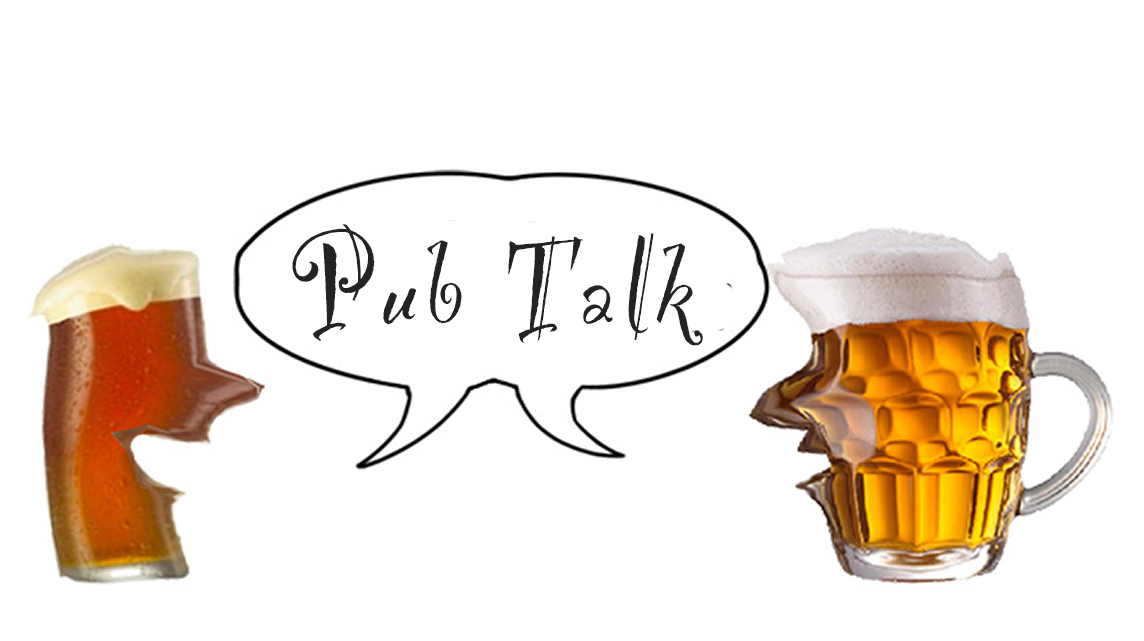 Beer glasses talking to each other